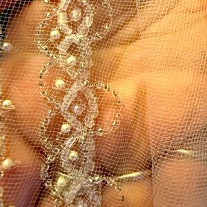 Bridal Veil.   ( been together  18 years married for 9 in August 2025).